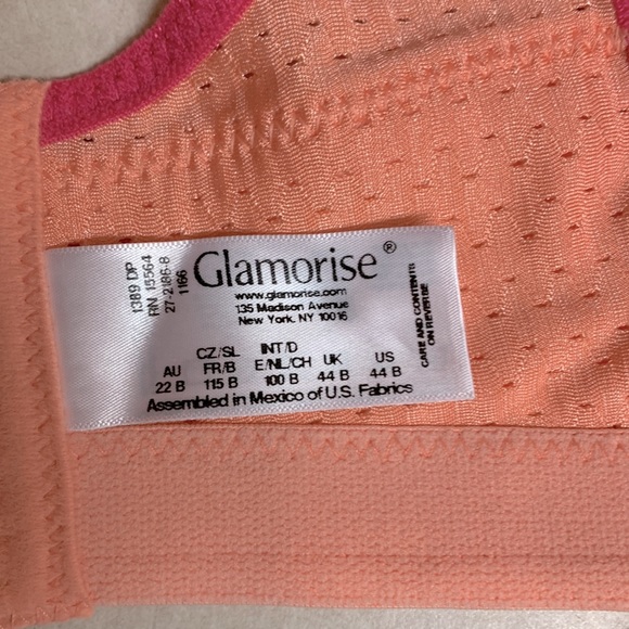 Glamorise 40-42 B SPORT Bra (CUSTOM-CONTROL) High-Impact MOISTURE WICKING NWT - Picture 12 of 12